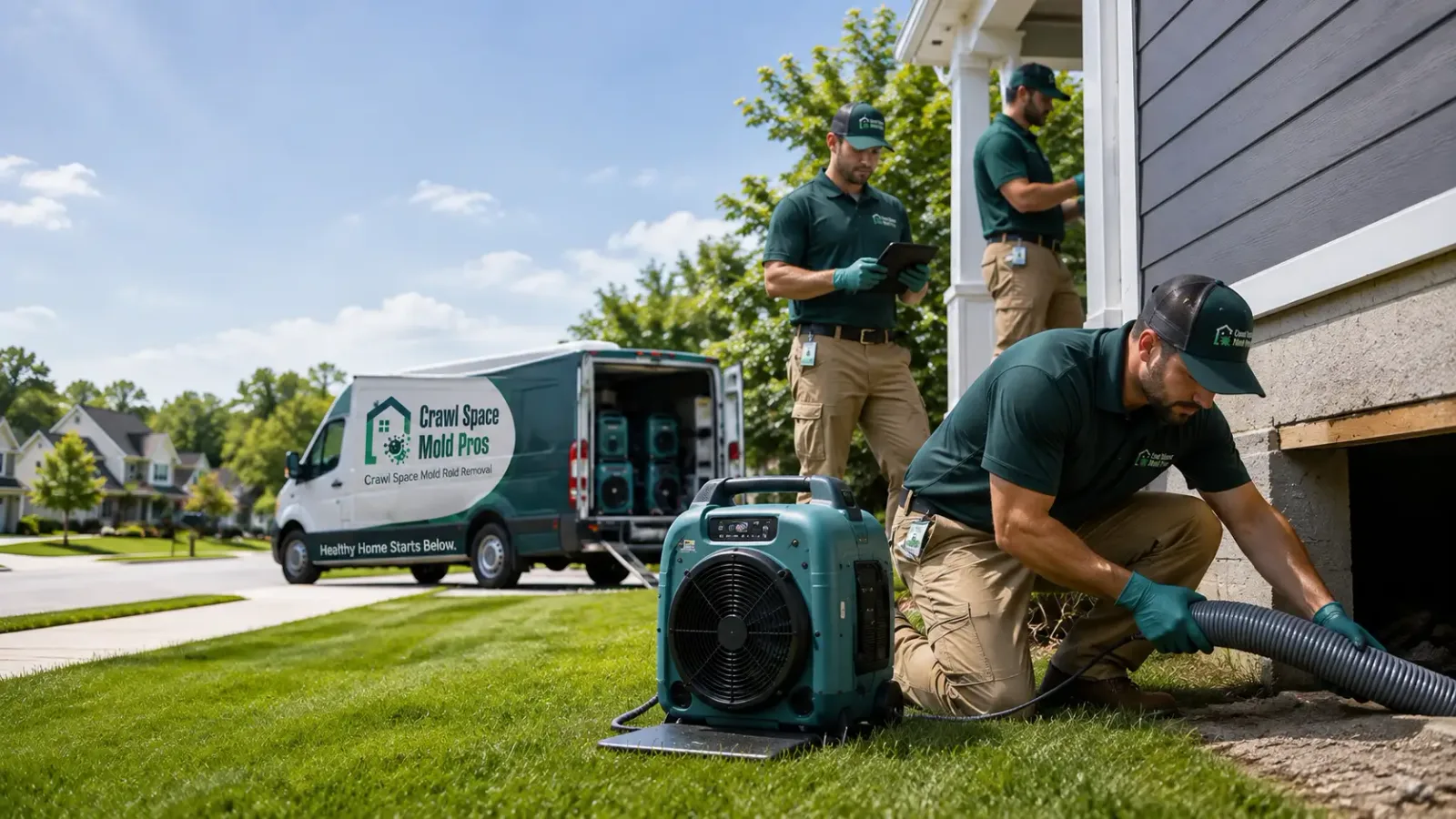 Crawl Space Mold Removal in Encino, TX